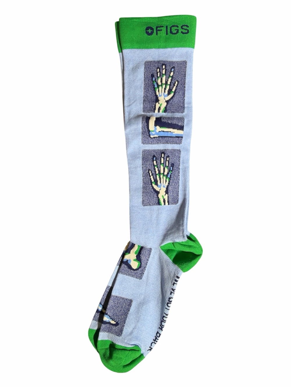 🆕FIGS Healthcare “We’ve Got Your Back” compression socks - women’s, size medium - Picture 2 of 9